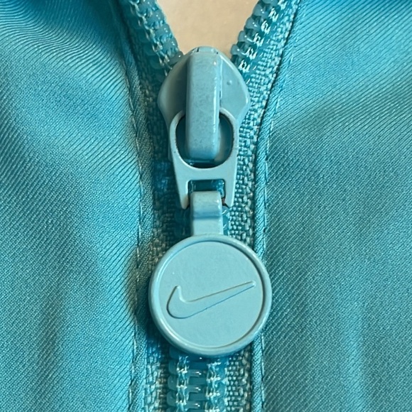 Nike Track Suit Jacket Teal Blue with Grey and White Stripes - Picture 6 of 16